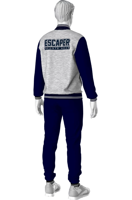 Bomber-A01 Бомбер SP-BM-U-A01 Муж на кнопках Спина