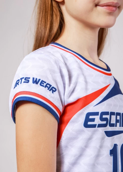 Детская волейбольная футболка для девочек VOL-GT01.0-SUBL