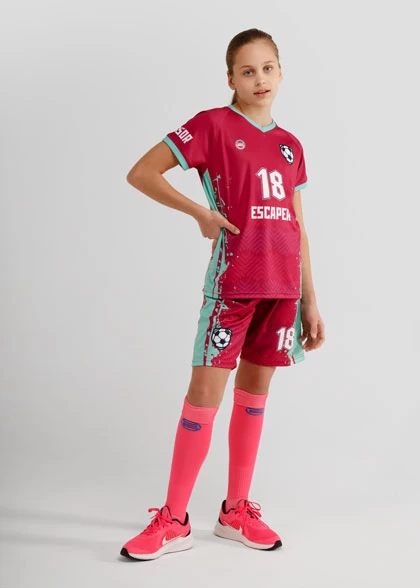 Футбольная форма для девочек FUT-K09-SUBL