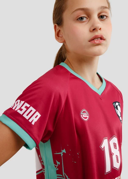 Футбольная форма для девочек FUT-K09-SUBL