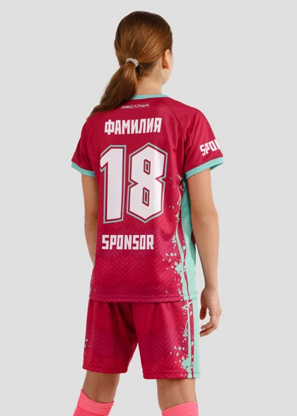 Футбольная форма для девочек FUT-K09-SUBL