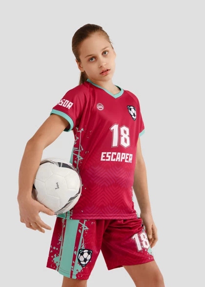 Футбольная форма для девочек FUT-K09-SUBL