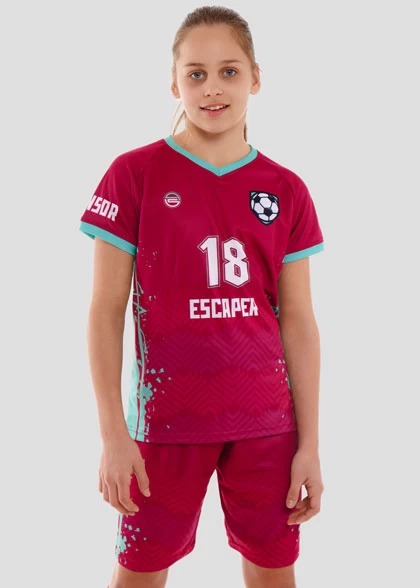 Футбольная форма для девочек FUT-K09-SUBL