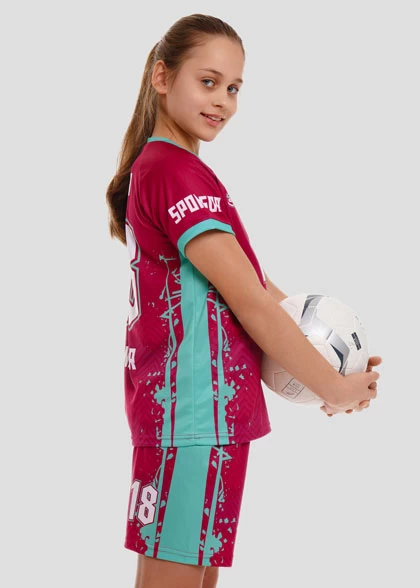 Футбольная форма для девочек FUT-K09-SUBL