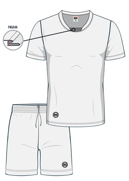 Комплект детской футбольной формы FUT-K19-SUBL